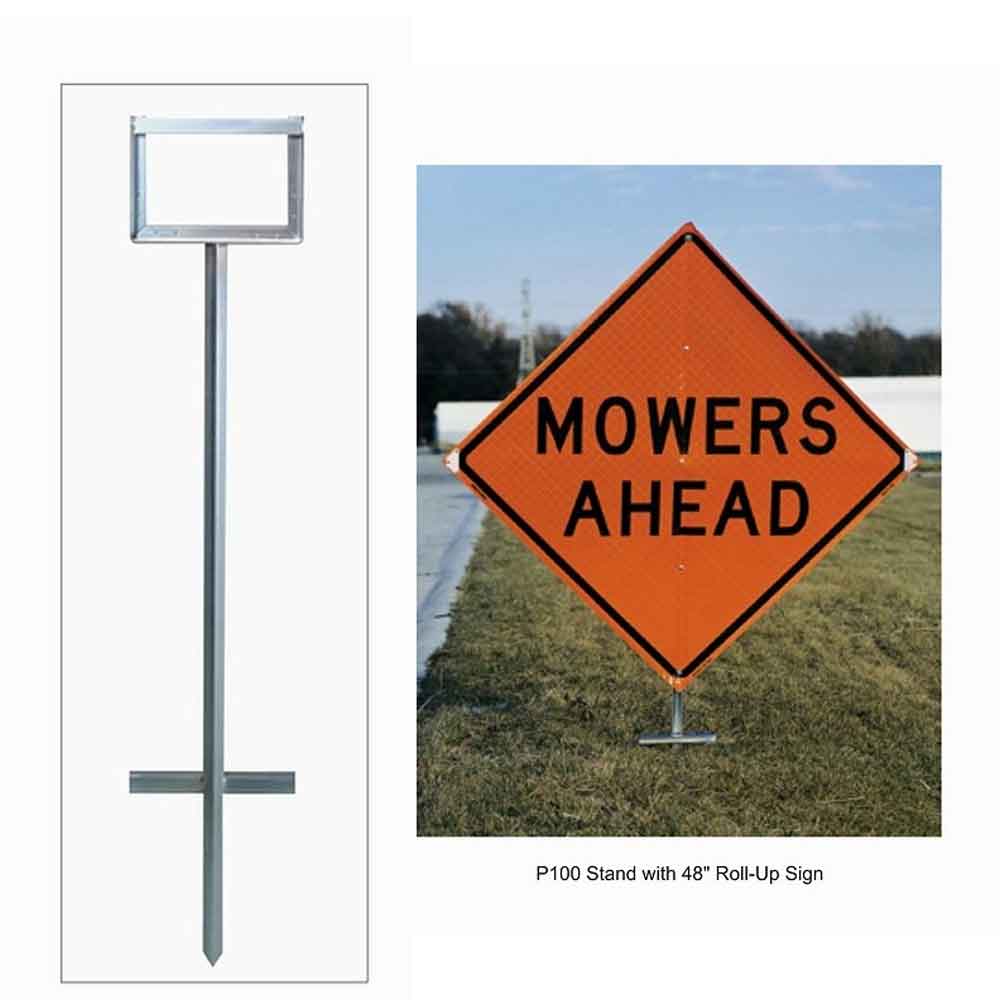 Featured image for “In Ground Roll Up Sign Stand”